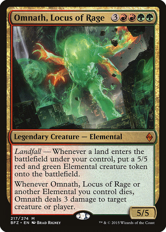 Omnath, Locus of Rage bfz 217