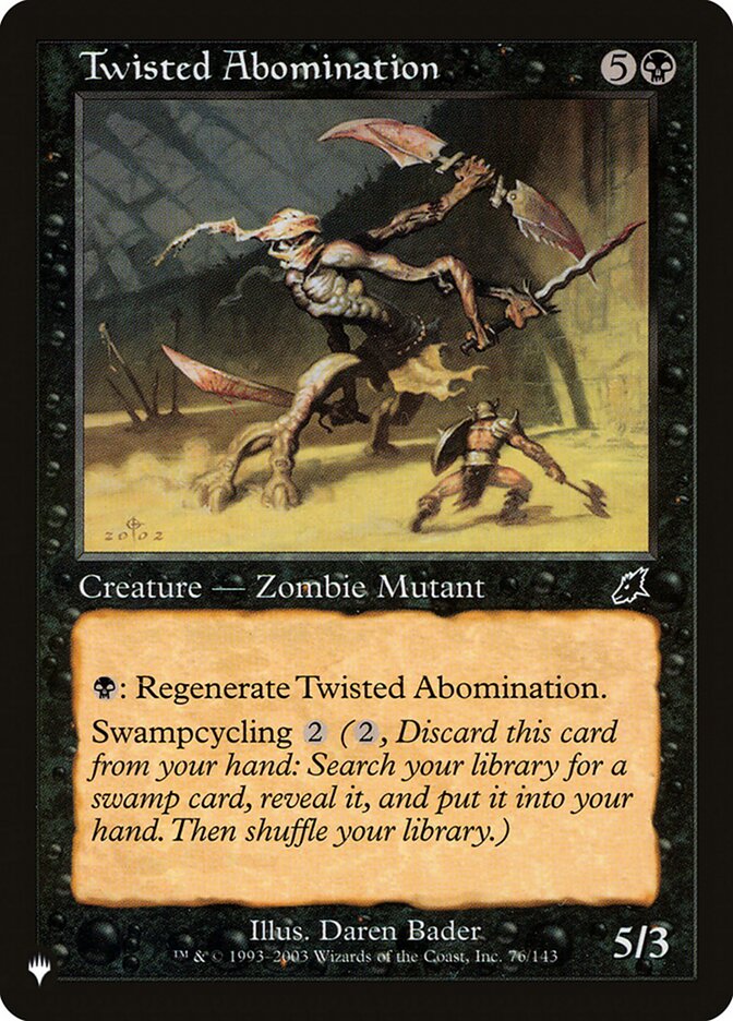 Twisted Abomination plst SCG-76