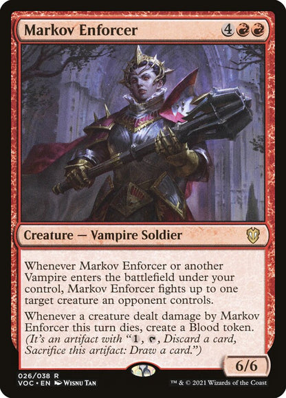 Markov Enforcer voc 26