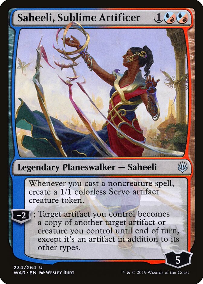 Saheeli, Sublime Artificer war 234