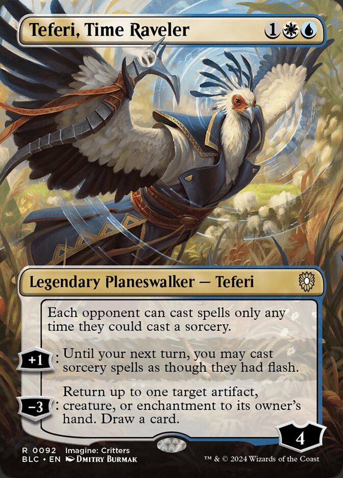 Teferi, Time Raveler blc 92