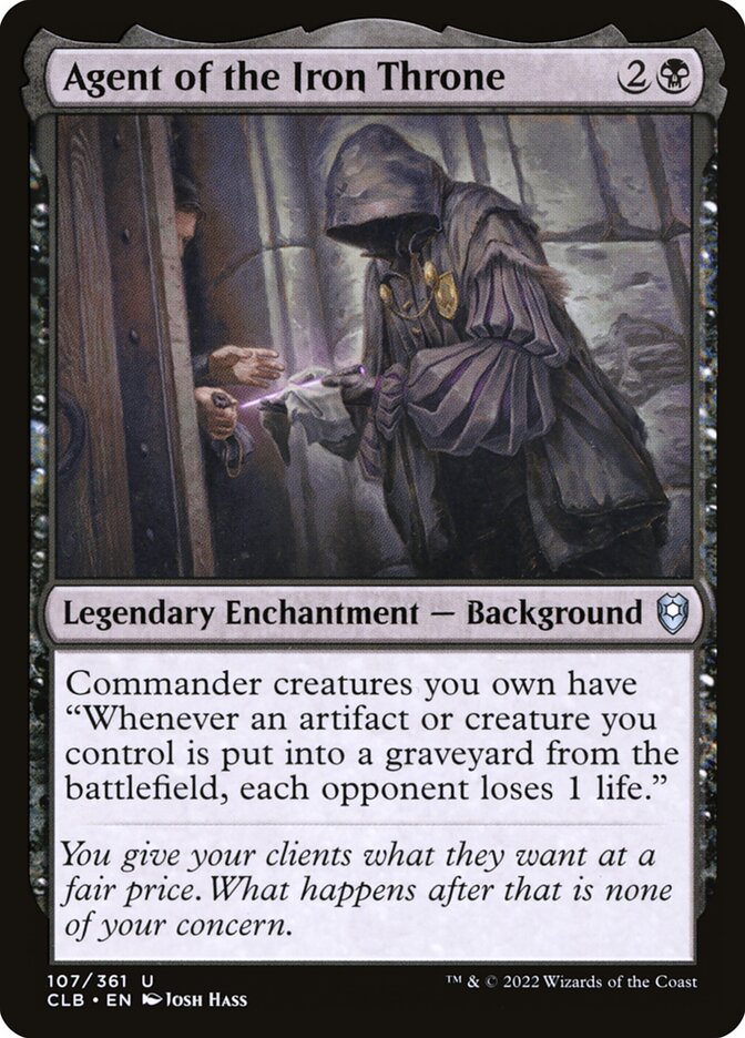 Agent of the Iron Throne clb 107
