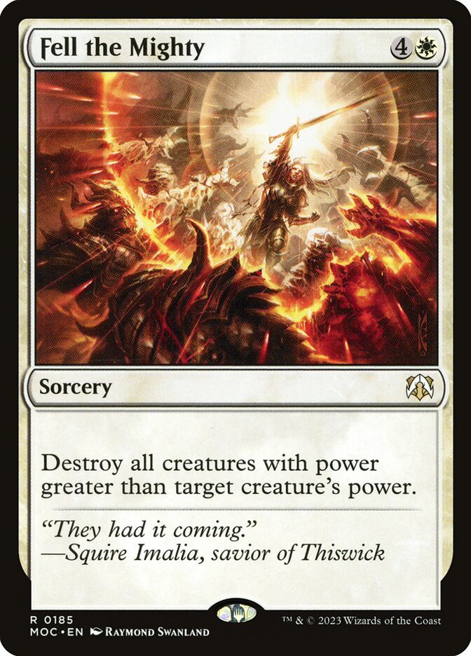 Fell the Mighty moc 185