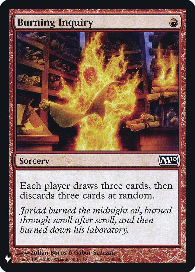 Burning Inquiry plst M10-128