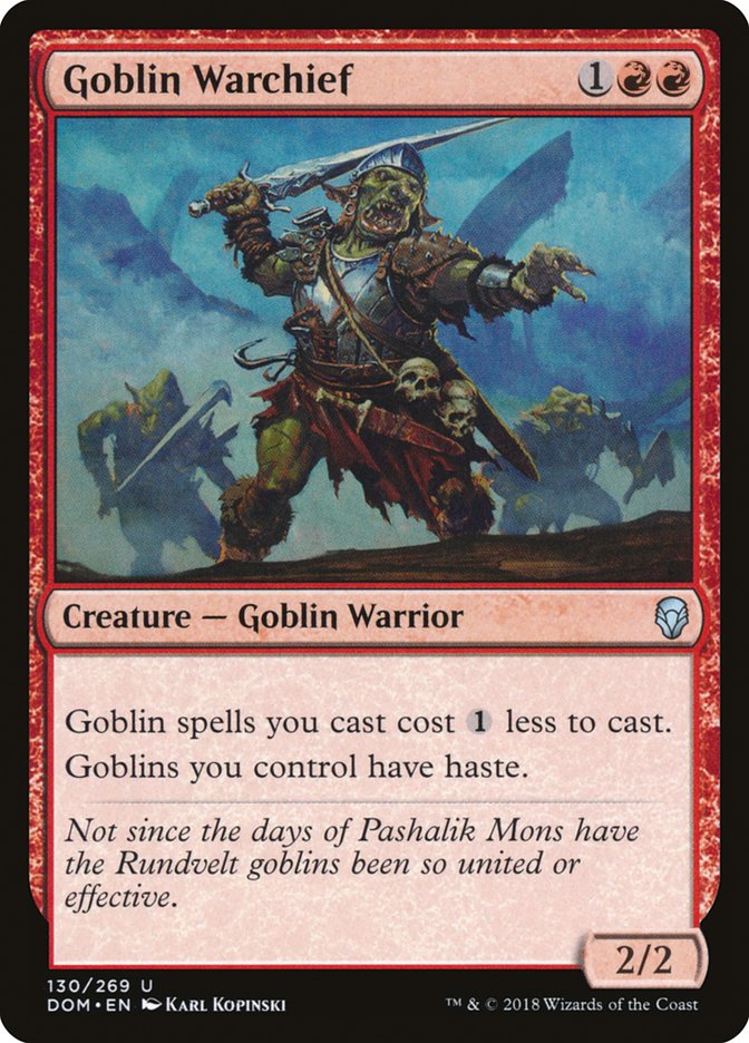 Goblin Warchief dom 130
