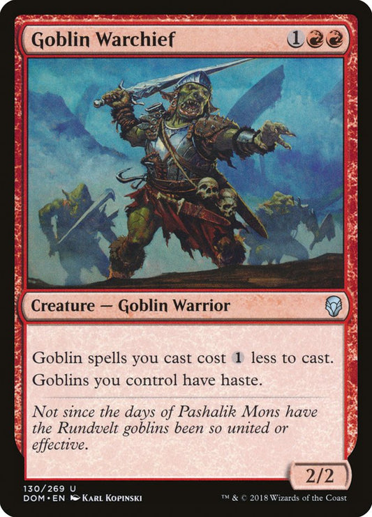 Goblin Warchief dom 130