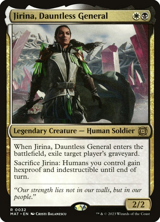 Jirina, Dauntless General mat 32