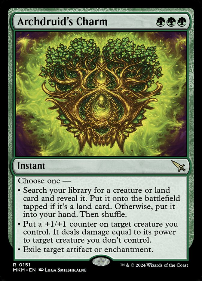 Archdruid's Charm mkm 151