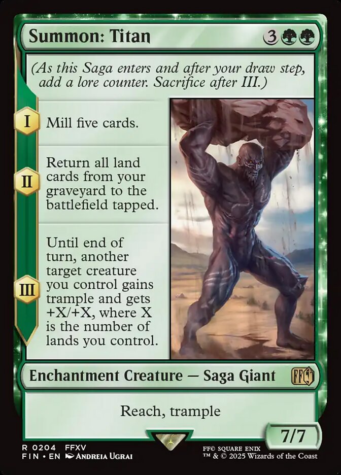 Summon: Titan fin 204