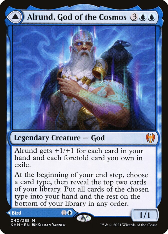 Alrund, God of the Cosmos // Hakka, Whispering Raven khm 40