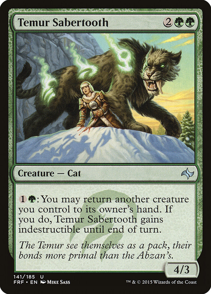 Temur Sabertooth frf 141