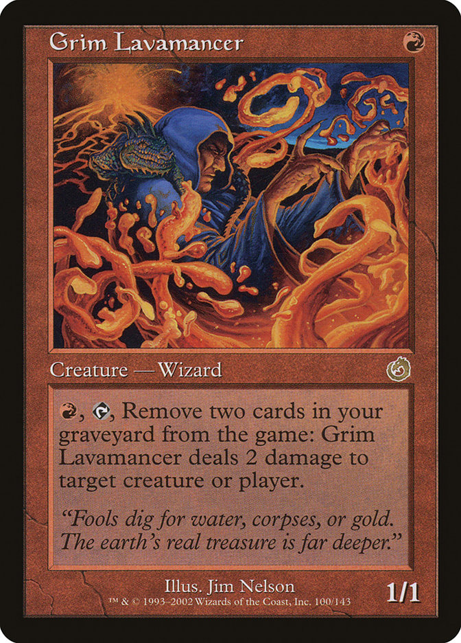 Grim Lavamancer tor 100