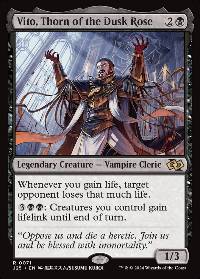 Vito, Thorn of the Dusk Rose j25 71