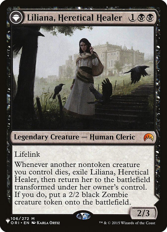 Liliana, Heretical Healer // Liliana, Defiant Necromancer plst ORI-106