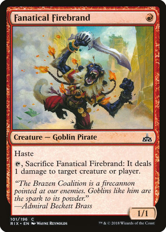 Fanatical Firebrand rix 101
