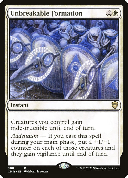 Unbreakable Formation cmr 388
