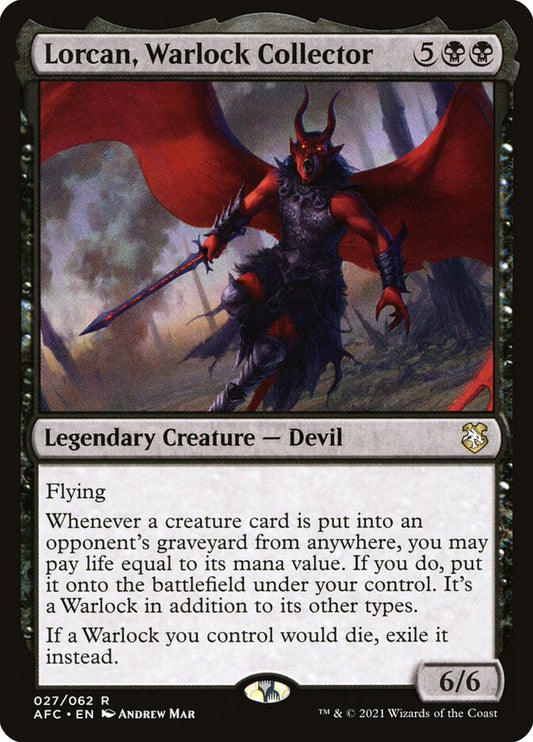 Lorcan, Warlock Collector afc 27