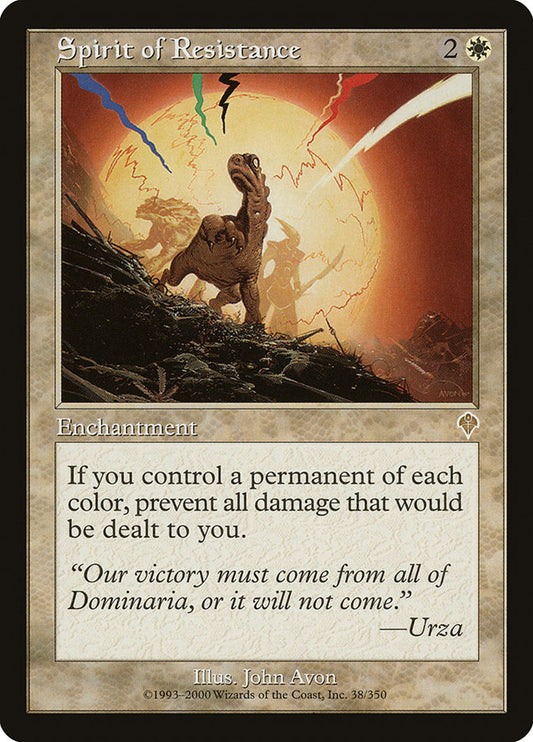 Spirit of Resistance inv 38