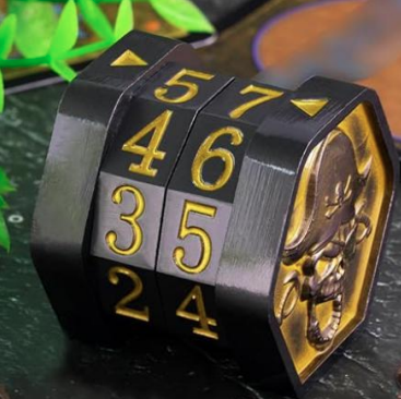 Gold Metal Life Counter