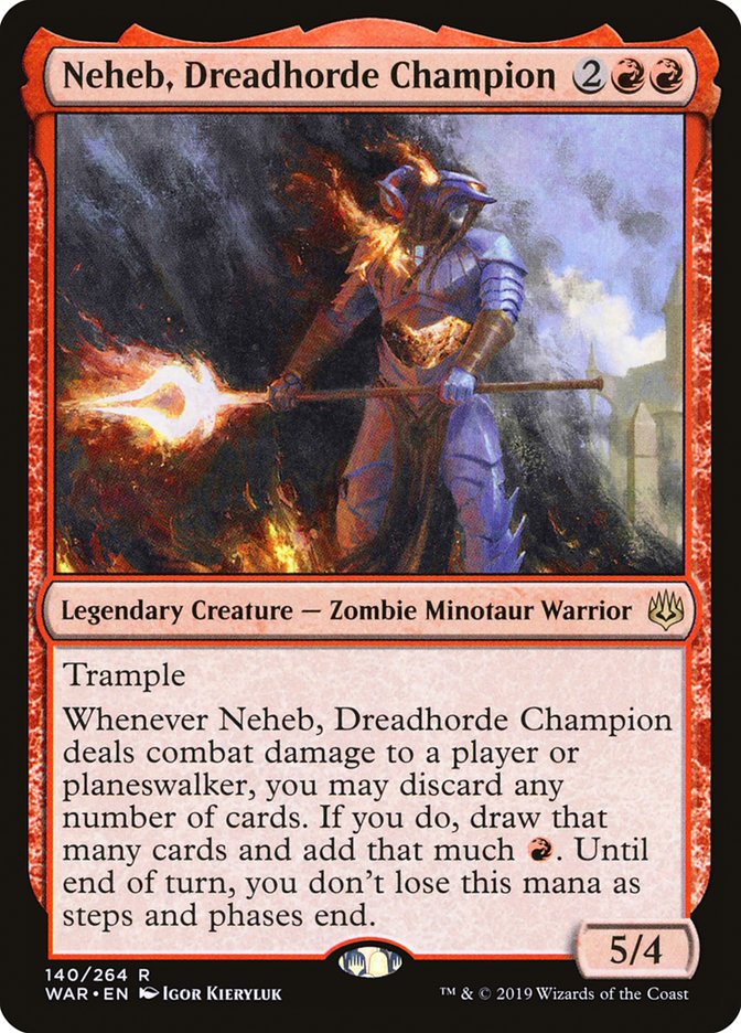 Neheb, Dreadhorde Champion war 140