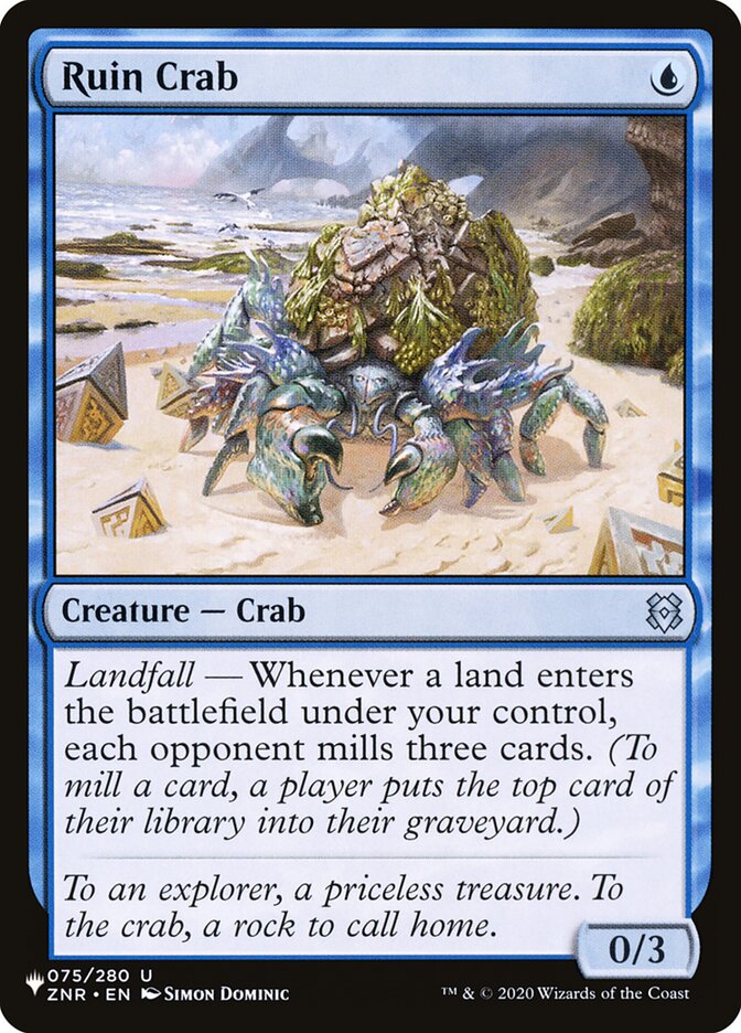 Ruin Crab plst ZNR-75