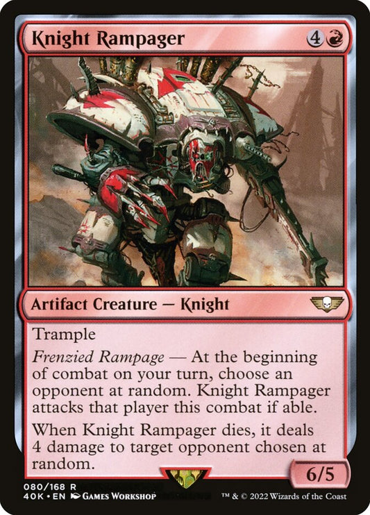 Knight Rampager 40k 80