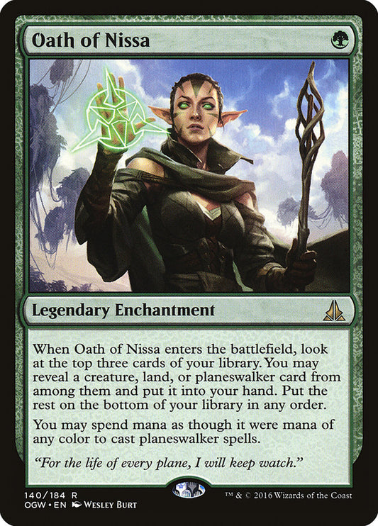 Oath of Nissa ogw 140