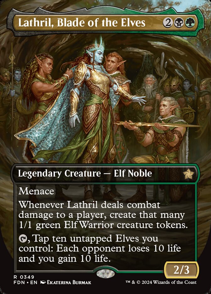 Lathril, Blade of the Elves fdn 349