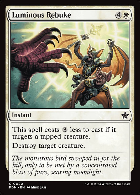 Luminous Rebuke fdn 20