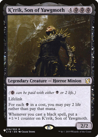 K'rrik, Son of Yawgmoth plst C19-18