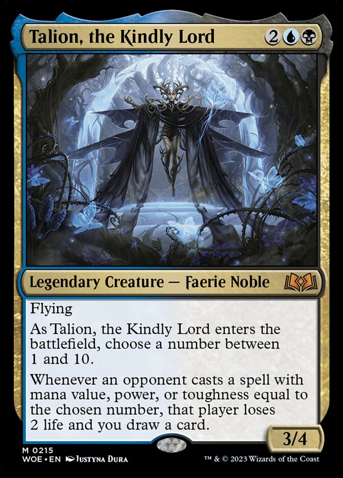 Talion, the Kindly Lord woe 215