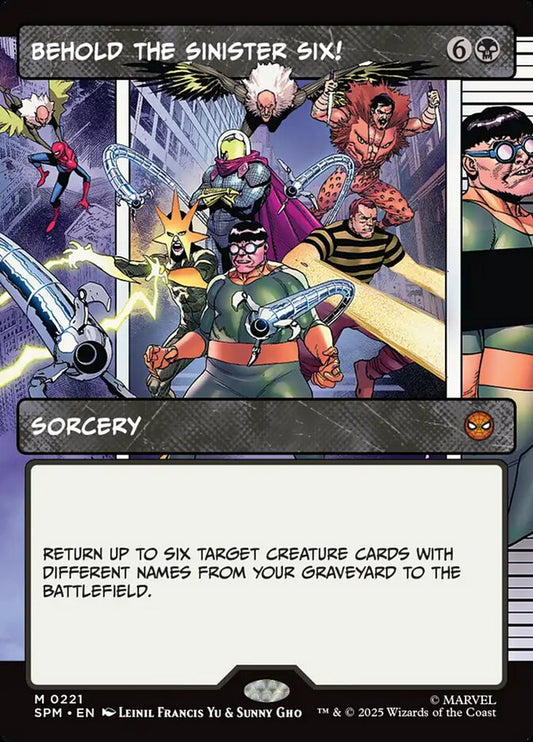 Behold the Sinister Six! spm 221