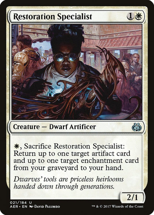 Restoration Specialist aer 21