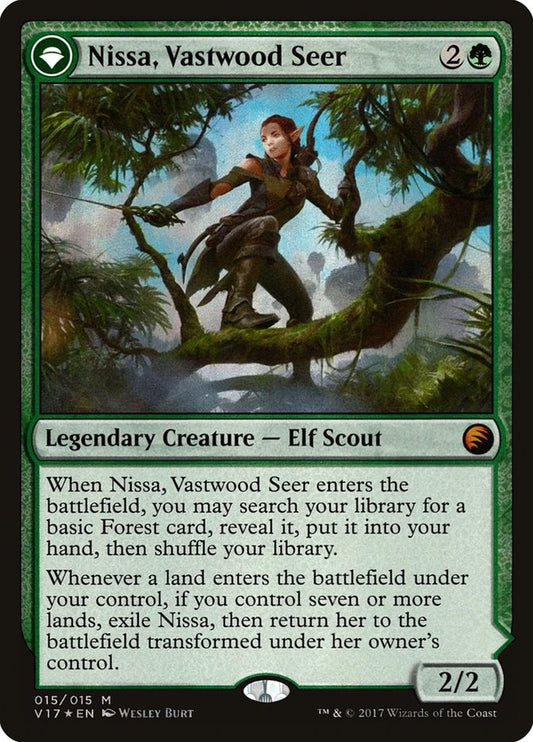 Nissa, Vastwood Seer // Nissa, Sage Animist v17 15