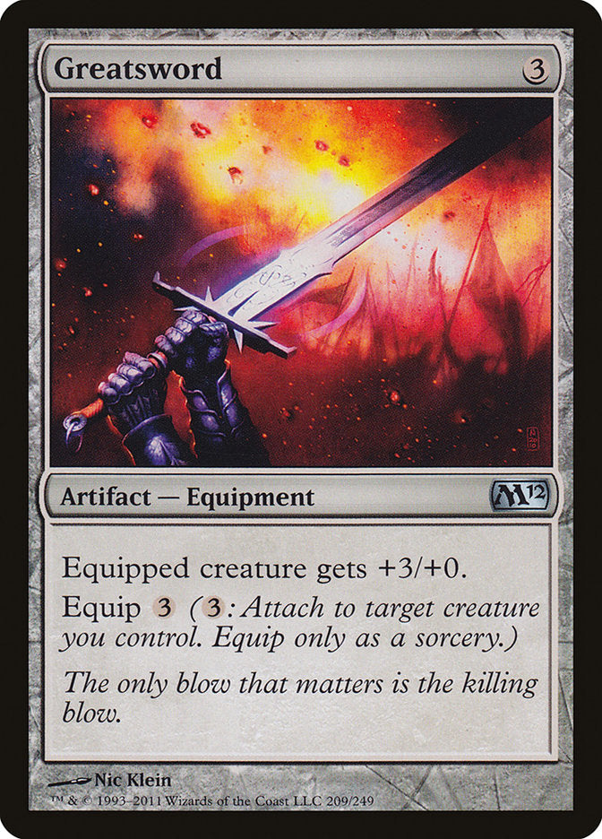Greatsword m12 209