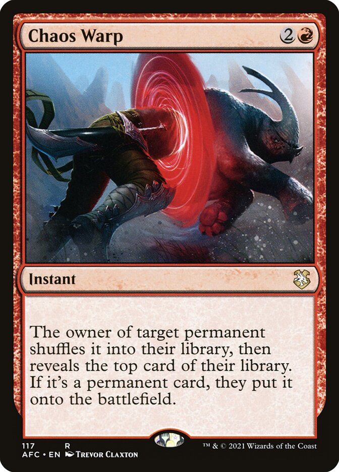 Chaos Warp afc 117