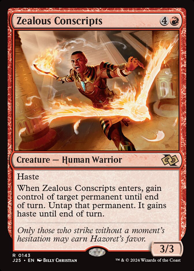 Zealous Conscripts j25 143