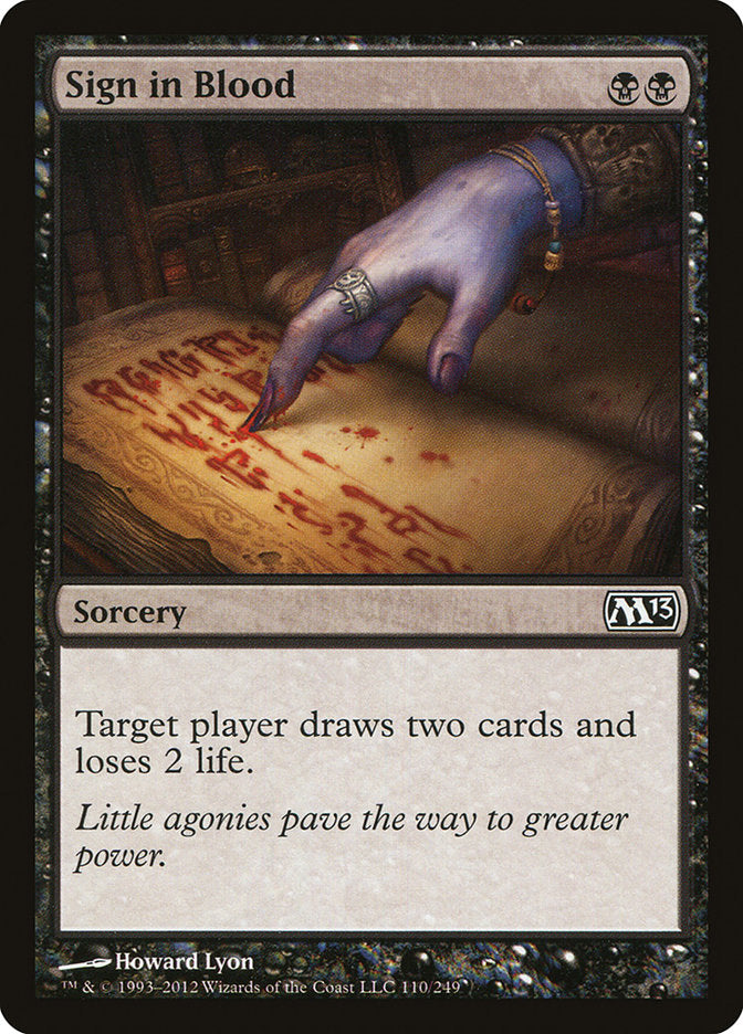 Sign in Blood m13 110