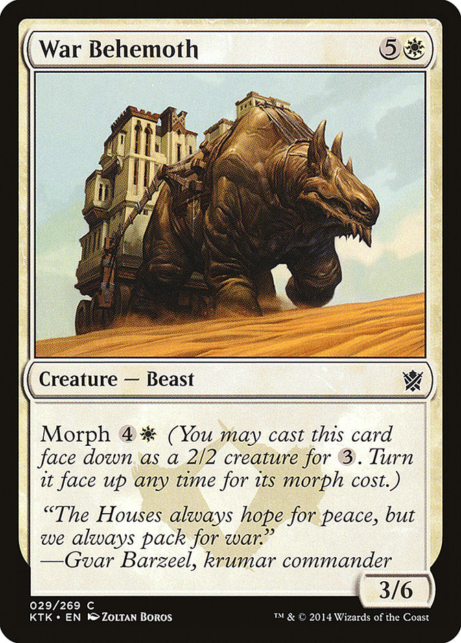 War Behemoth ktk 29