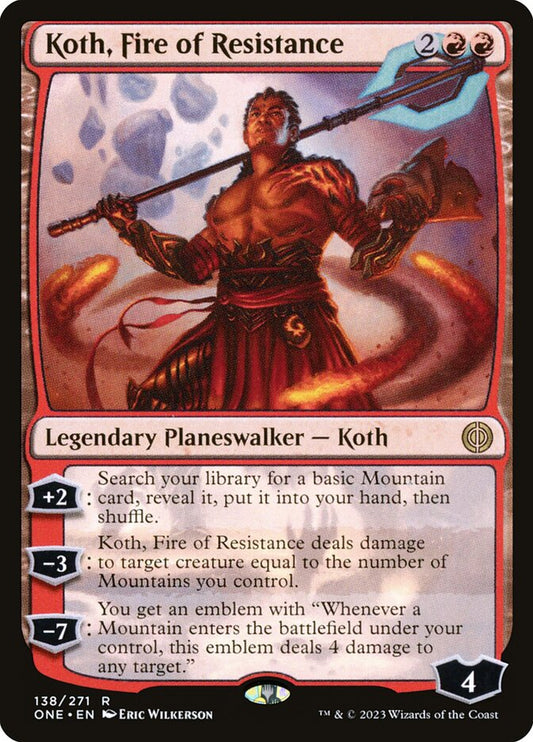 Koth, Fire of Resistance one 138