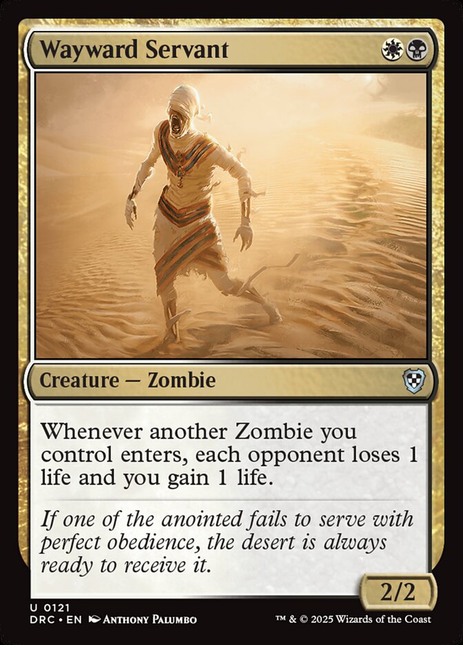 Wayward Servant drc 121