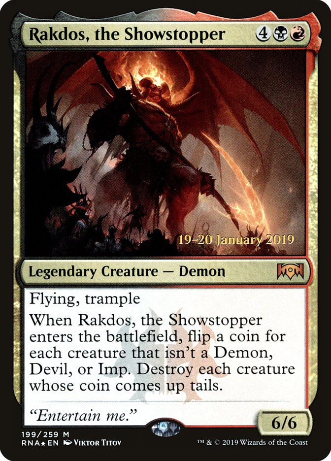 Rakdos, the Showstopper prna 199s