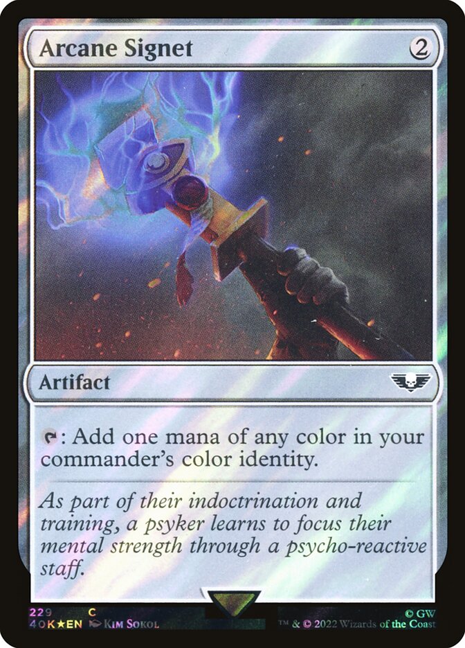 Arcane Signet 40k 229★