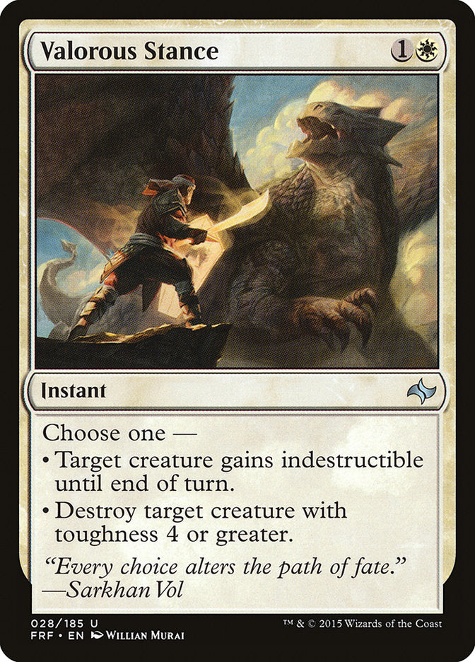 Valorous Stance frf 28