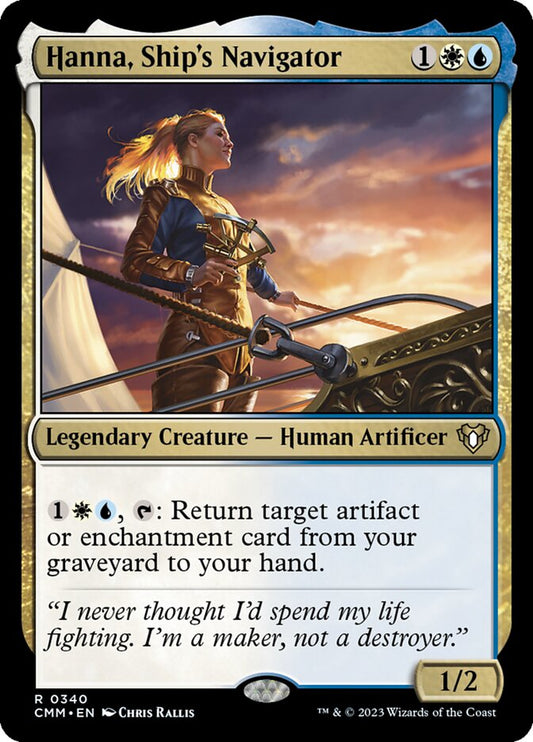 Hanna, Ship's Navigator cmm 340