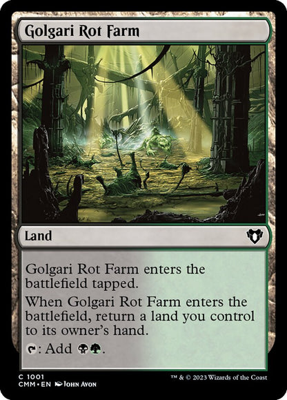 Golgari Rot Farm cmm 1001