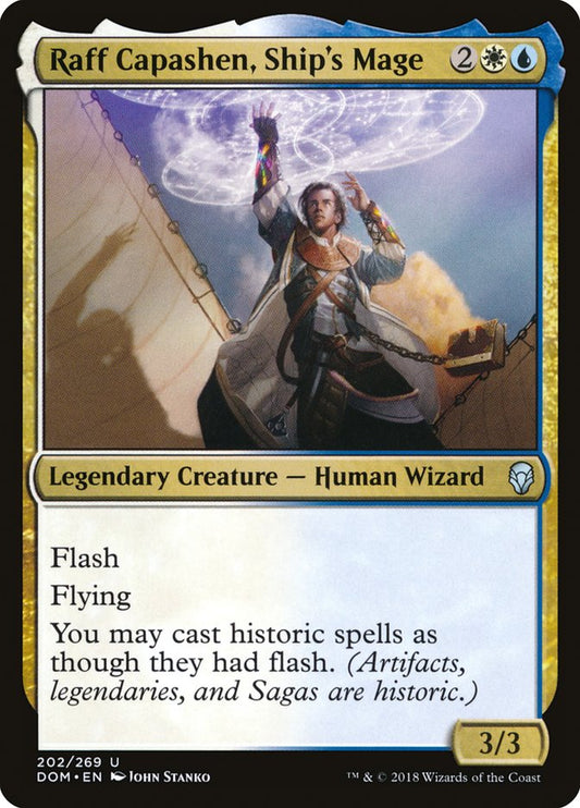 Raff Capashen, Ship's Mage dom 202