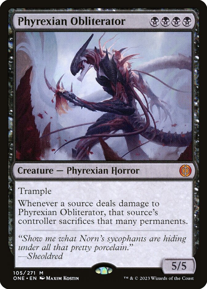 Phyrexian Obliterator one 105