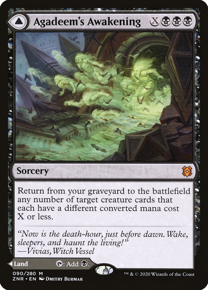 Agadeem's Awakening // Agadeem, the Undercrypt znr 90