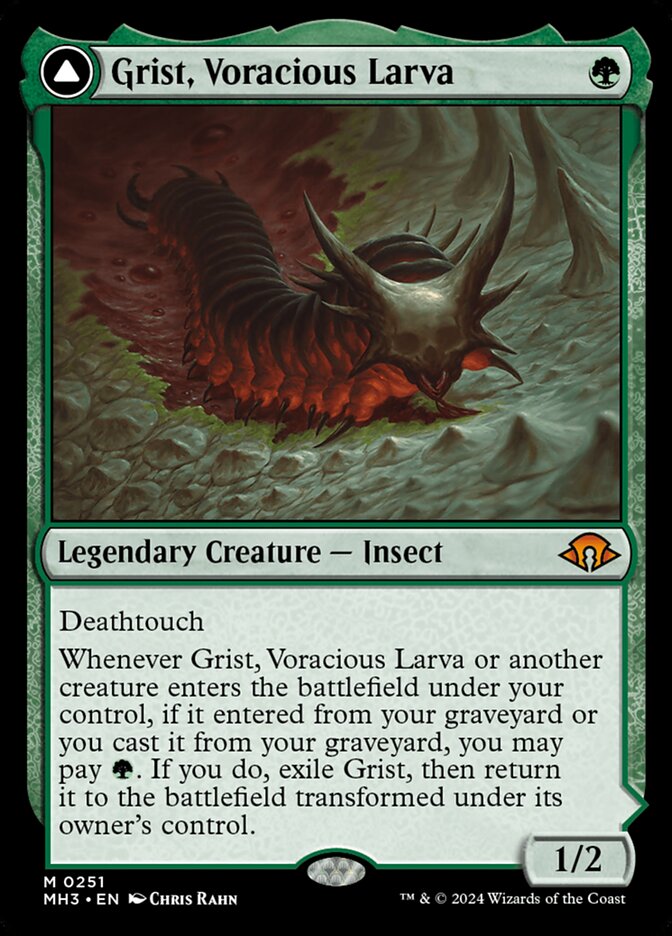 Grist, Voracious Larva // Grist, the Plague Swarm mh3 251